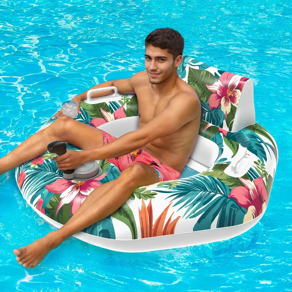 Luxury Inflatable Floating Bed – Ultimate Pool Lounger