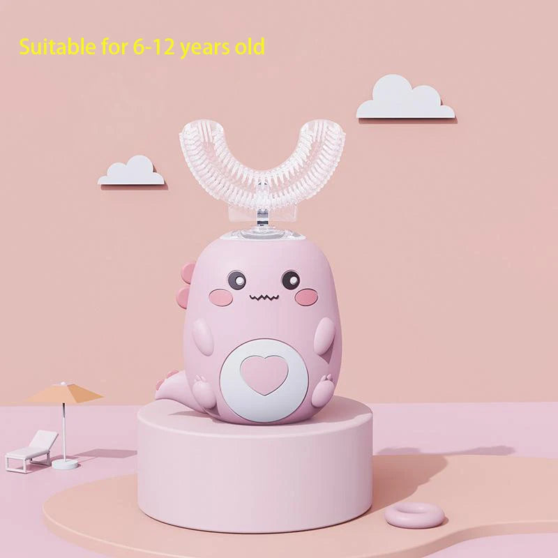 Kids U-Shaped Electric Toothbrush – Easy 360° Clean – Lifestyle | Toki Toy Box
