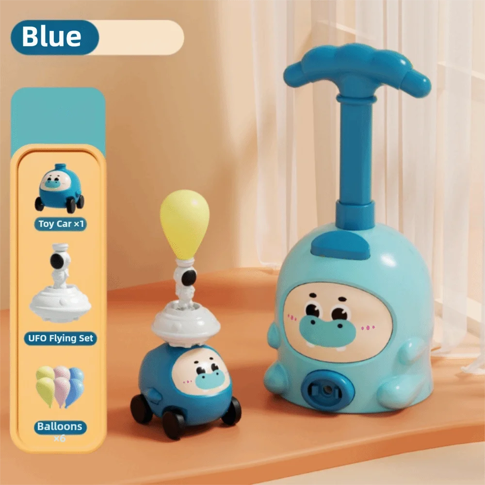 Balloon Powered Car Launcher – Air Rocket STEM Toy