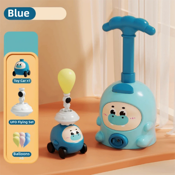 Balloon Powered Car Launcher – Air Rocket STEM Toy