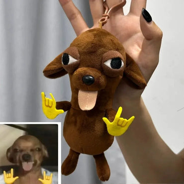 Chihuahua & Deerhound Plush Doll Keychain – Soft Bag Pendant for Kids & Collectors