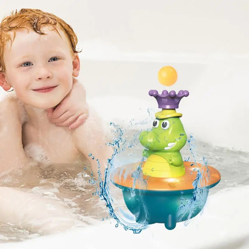 Crocodile Water Sprinkler Bath Toy – Rotating Splash Fun – Bath Toy | Toki Toy Box