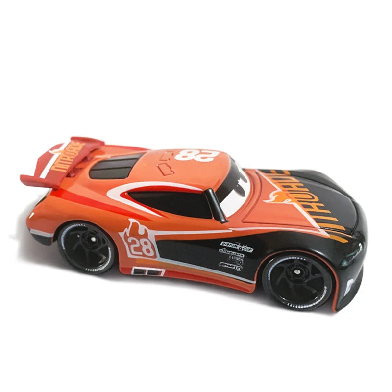 Cartoon Race Car Die-Cast Toy – Pull Back Fun