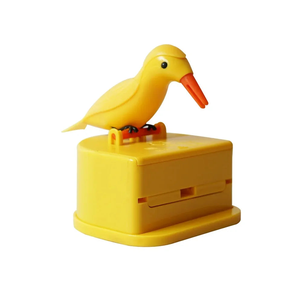 Bird Toothpick Dispenser | Fun Push Pop Design | Toki Toy Box – Features | Toki Toy Box