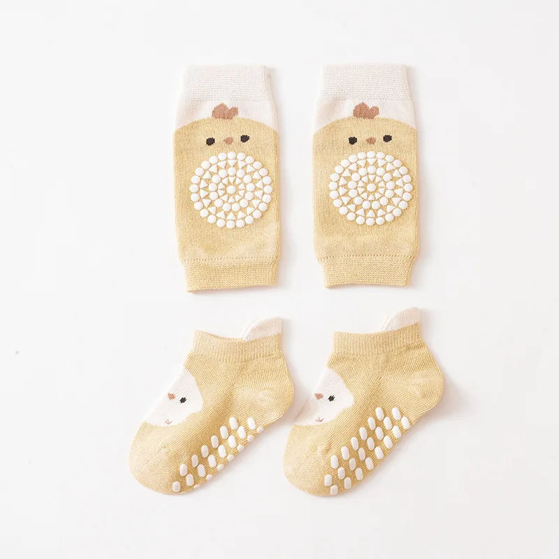 Baby Crawling Knee Pads with Anti-Slip Grip