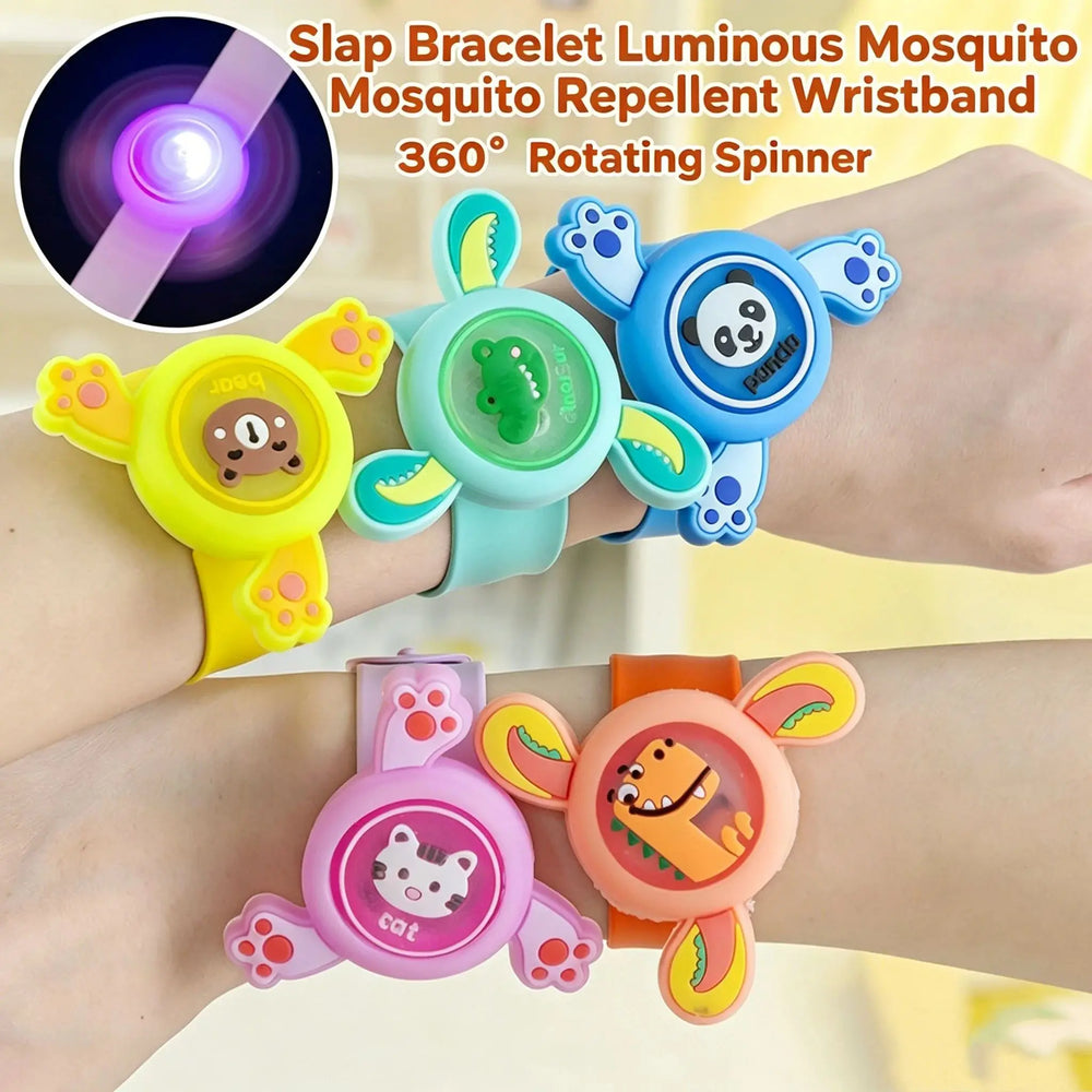 LED Spinner Wristband Toy – Light-Up Fun for Kids