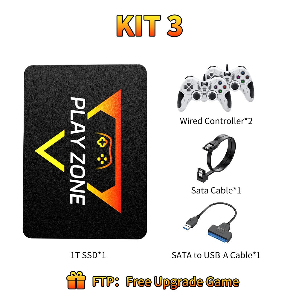 1TB Retro Gaming SSD Multi-System Emulator Hub