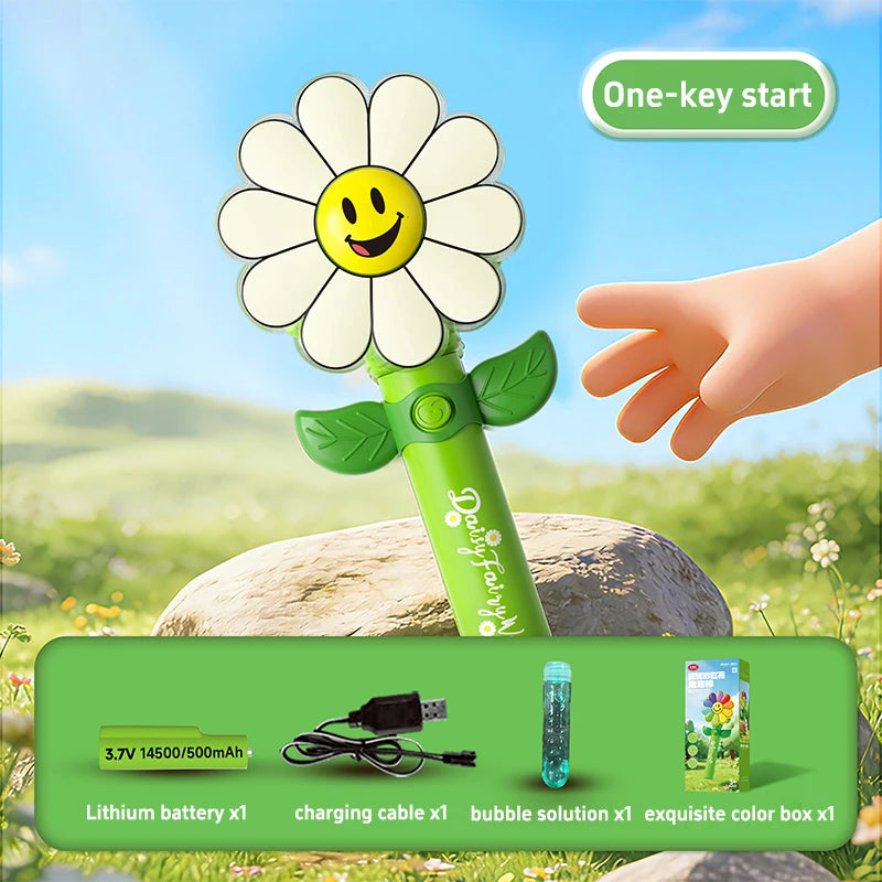 Daisy LED Bubble Wand – Electric Glow Bubble Blower