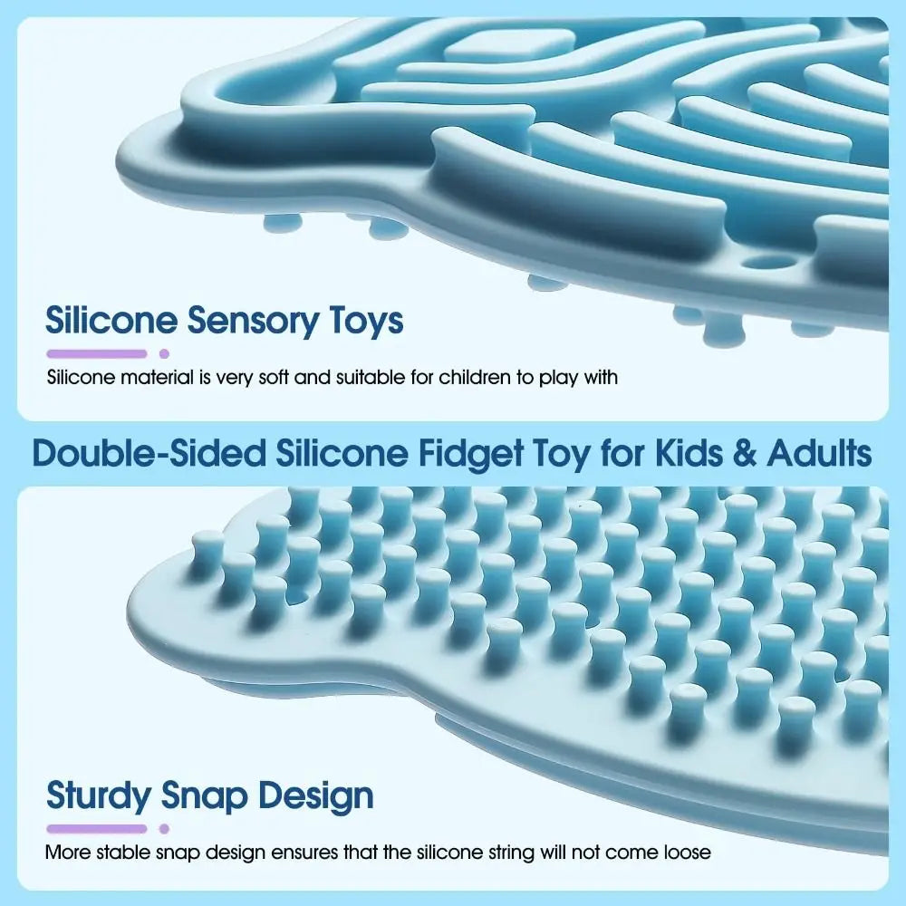 Rainbow String Sensory Board – Double-Sided Fidget