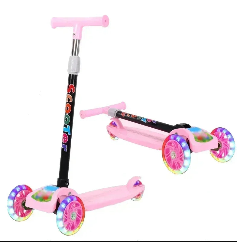 Light-Up Kids Scooter – Adjustable & Smooth Ride