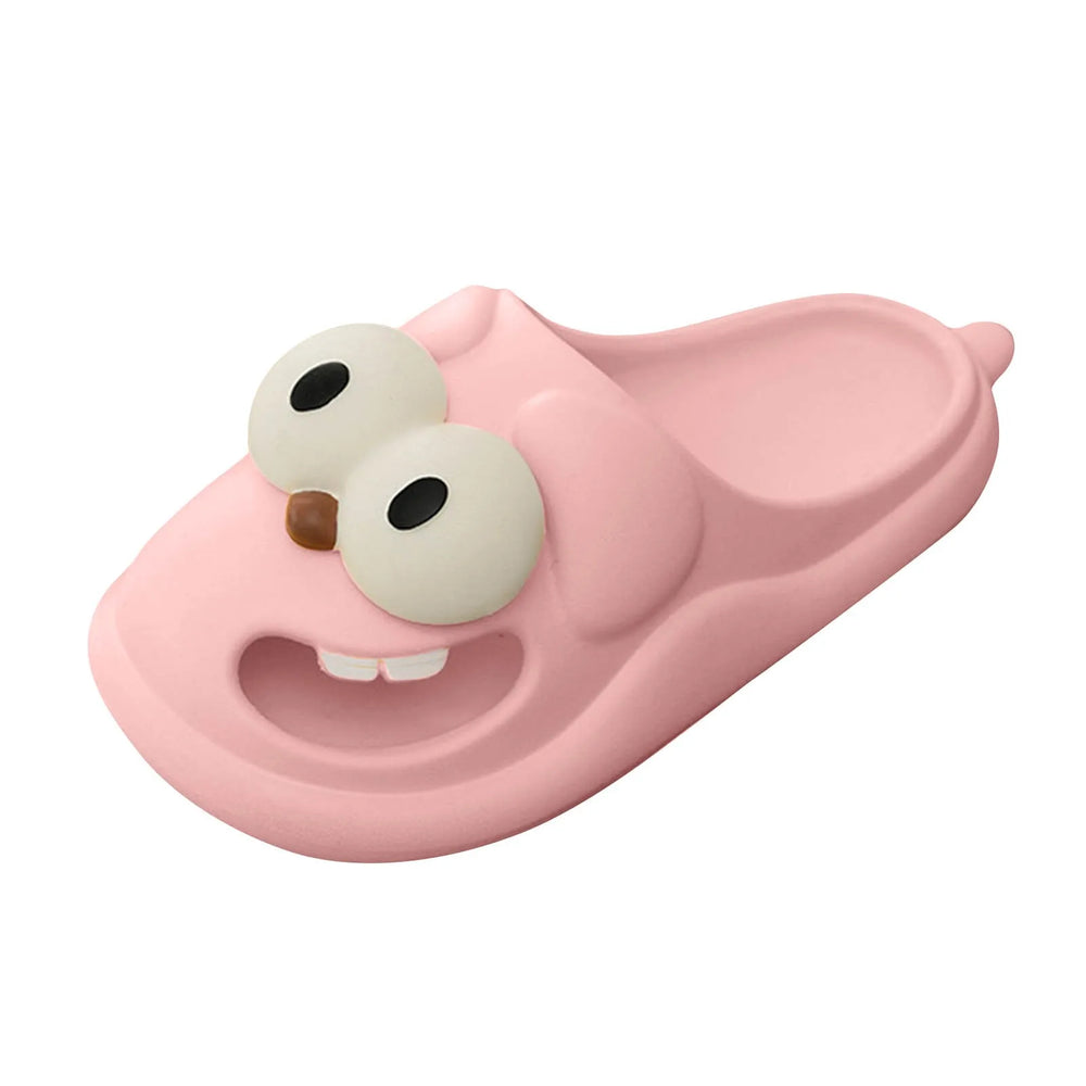 Cute Big-Eye Puppy Slippers for Women - Toki Toy Box