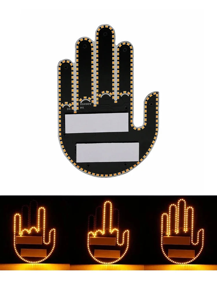 Middle Finger Light – Night Glow Effect | Toki Toy Box