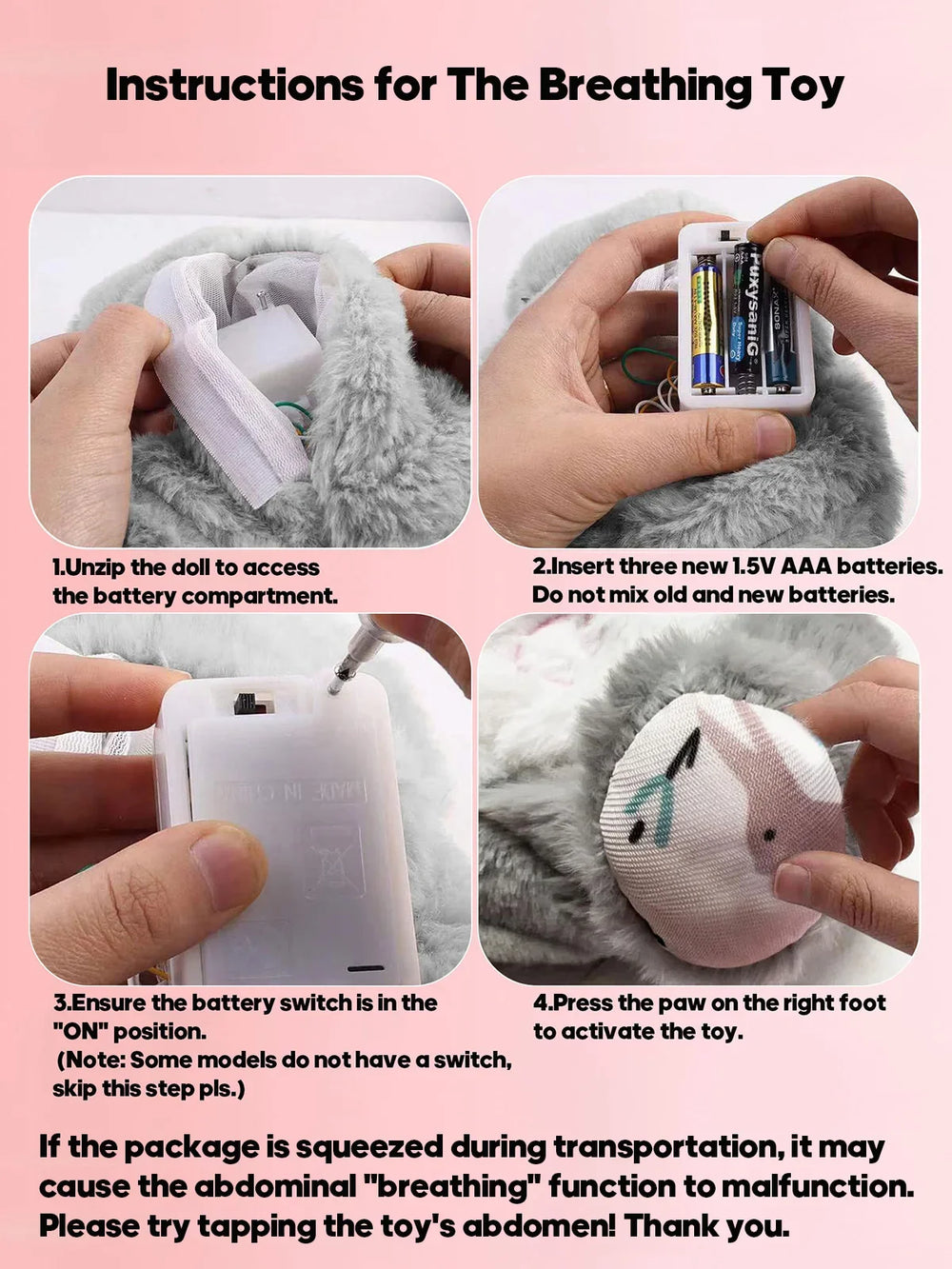 Breathing Elephant Plush – Soothing Sleep Companion - Toki Toy Box