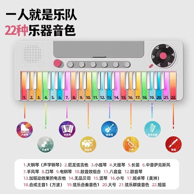 Piano Keyboard – Compact Size | Toki Toy Box