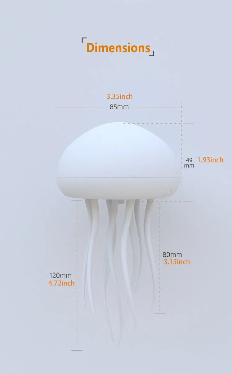 RGB Jellyfish Night Lamp – Voice Control Glow – View 15 | Toki Toy Box