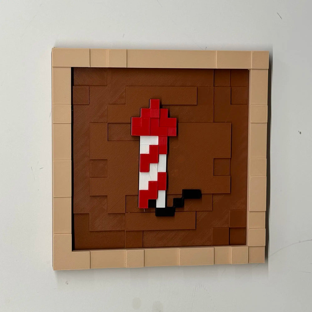 Pixel Game Item Frame – 3D Printed Display