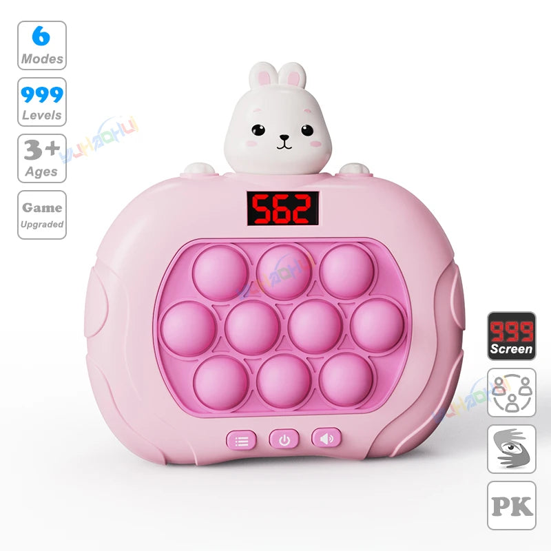 999-Level Pop Push Game Console for Kids & Adults - Toki Toy Box