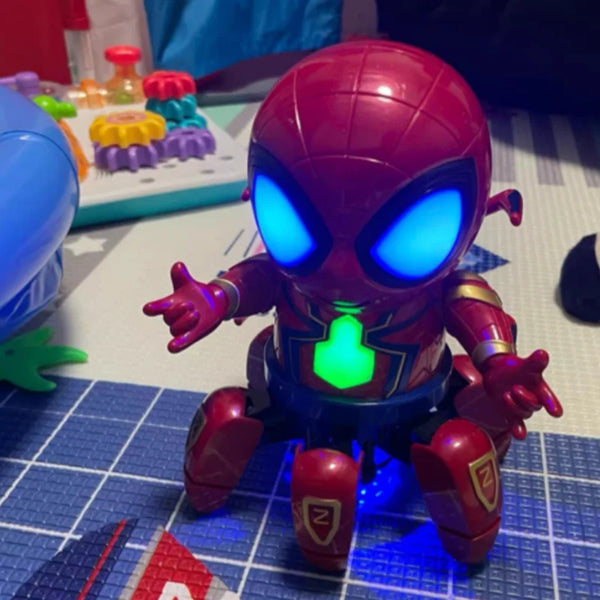 Dancing Wall-Crawler Robot Toy with Lights & Music