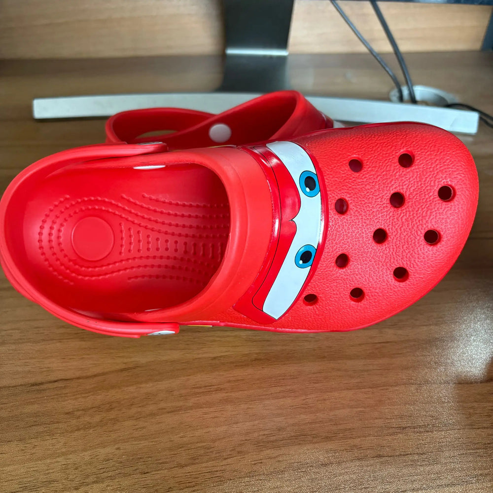 Light-Up Racing Car Clogs – Comfortable Kids Sandals - Toki Toy Box