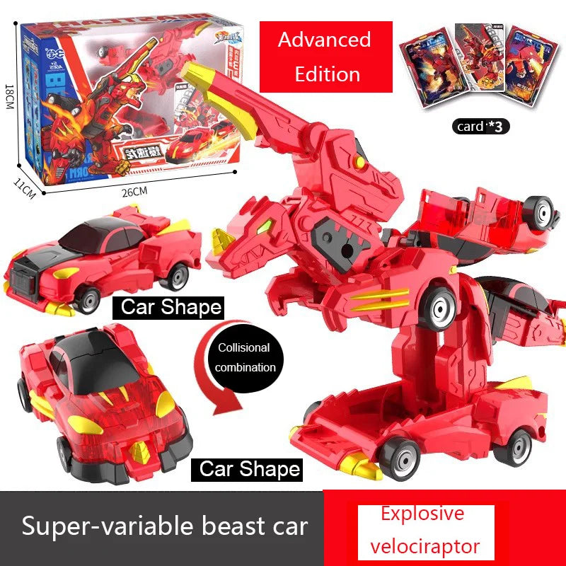Transforming Unicorn Robot Car – Premium Action Toy | Toki Toy Box – Side View | Toki Toy Box