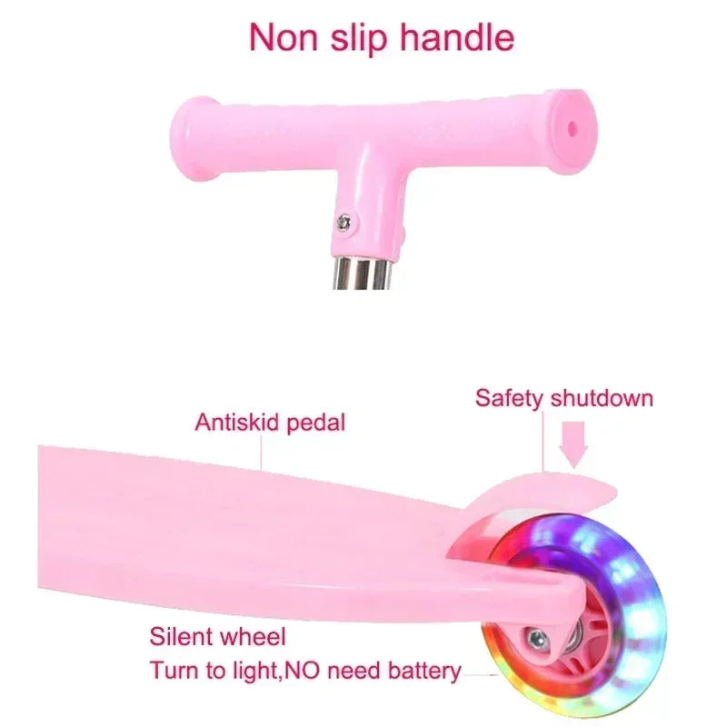 Light-Up Kids Scooter – Adjustable & Smooth Ride