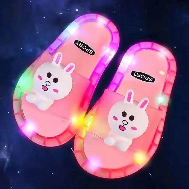 Children   Slippers Cartoon Lighted Fashion Cute
