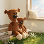 Funny Teddy Plush – Silly Classic Bear Pillow - Toki Toy Box