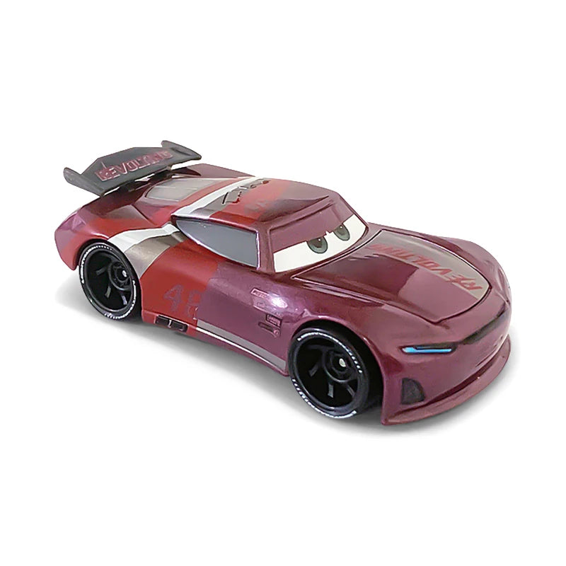 Cartoon Race Car Die-Cast Toy – Pull Back Fun