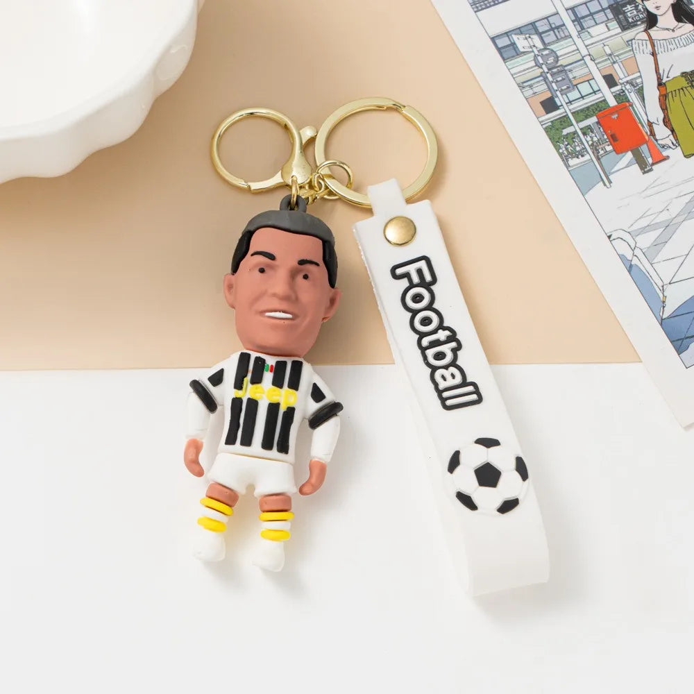 Football Player Keychain Set – 6 Collectible Figures