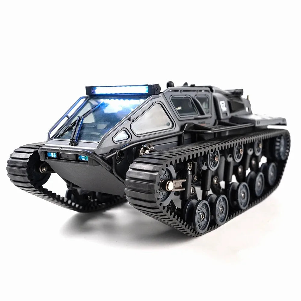 Turbo Mist Stunt RC Tank Car – Side View | Toki Toy Box