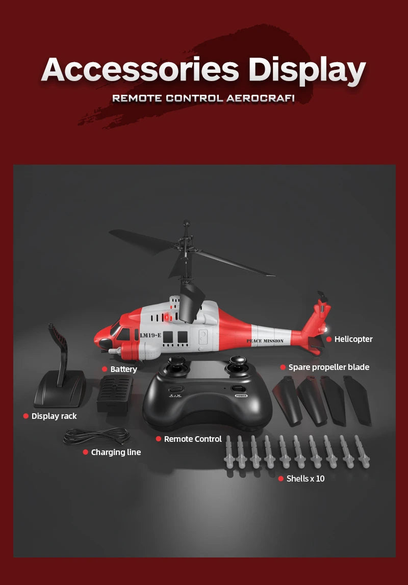 RC Battle Helicopter with Altitude Hold – View 21 | Toki Toy Box