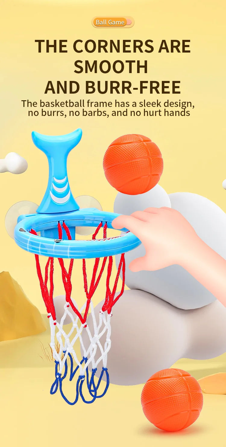 Mini Basketball Bath Toy Set – Splash Hoop Fun for Toddlers