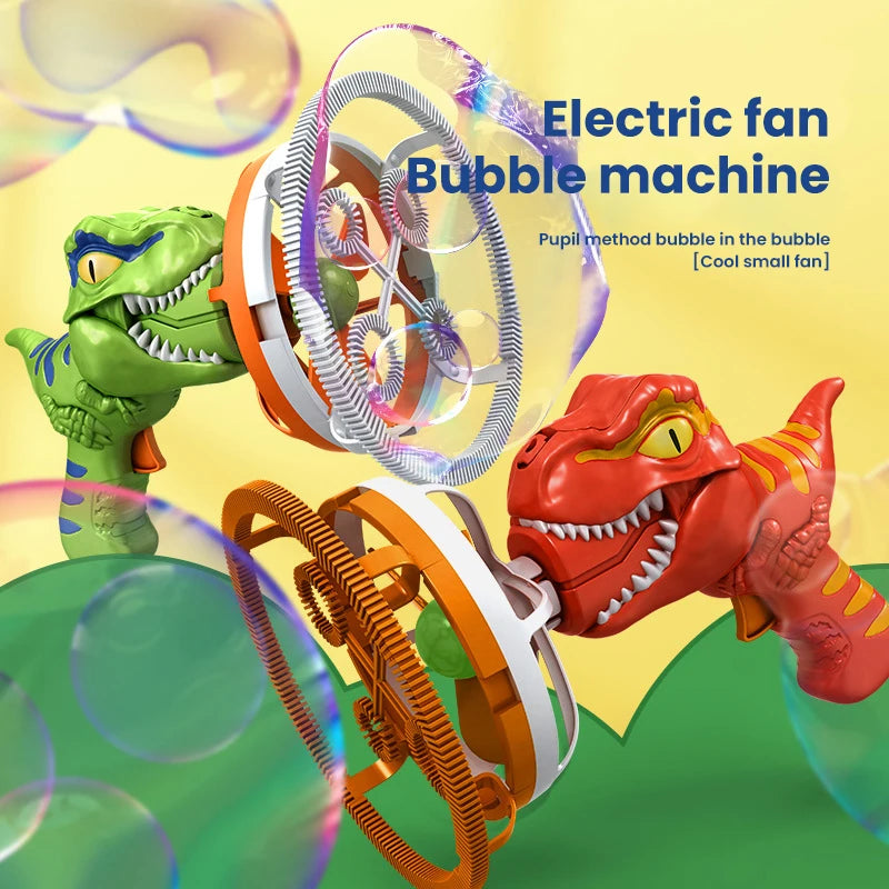 Dino Bubble Blaster Fan for Kids | Toki Toy Box - Toki Toy Box