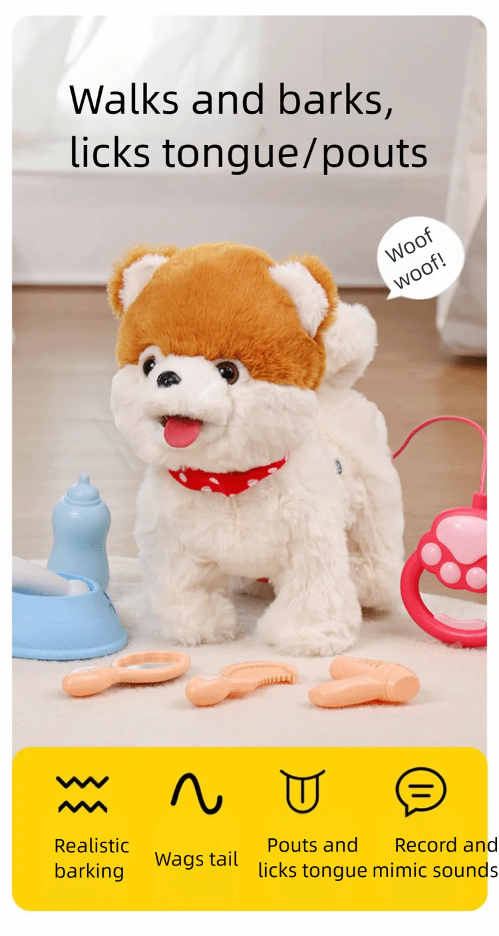 Electronic Walking Puppy – Realistic Pet Dog Toy