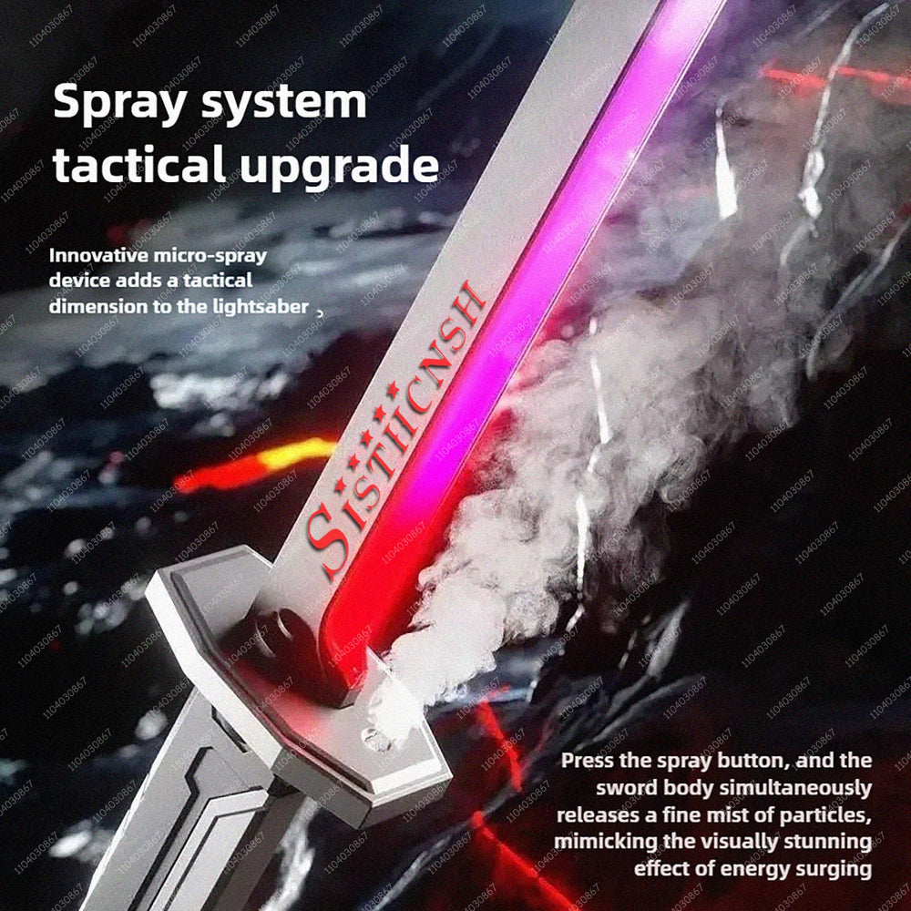 Glowing Streamer Sword Toy – Spark & Smoke Effect