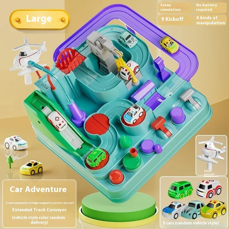 Adventure Rail Car Challenge – Brain Boosting Fun