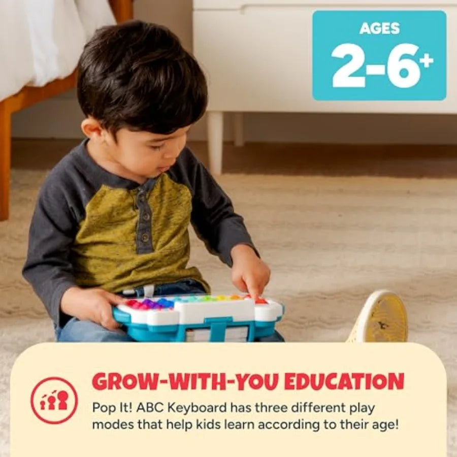 Pop-It Alphabet Learning Keyboard for Kids