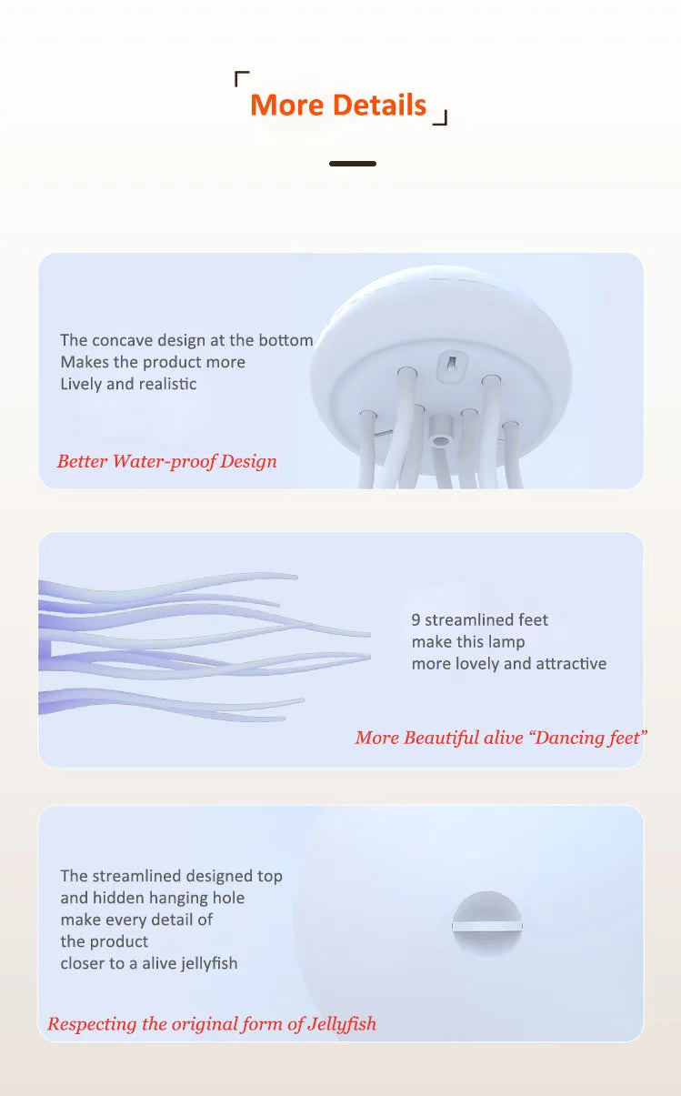 RGB Jellyfish Night Lamp – Voice Control Glow – View 13 | Toki Toy Box