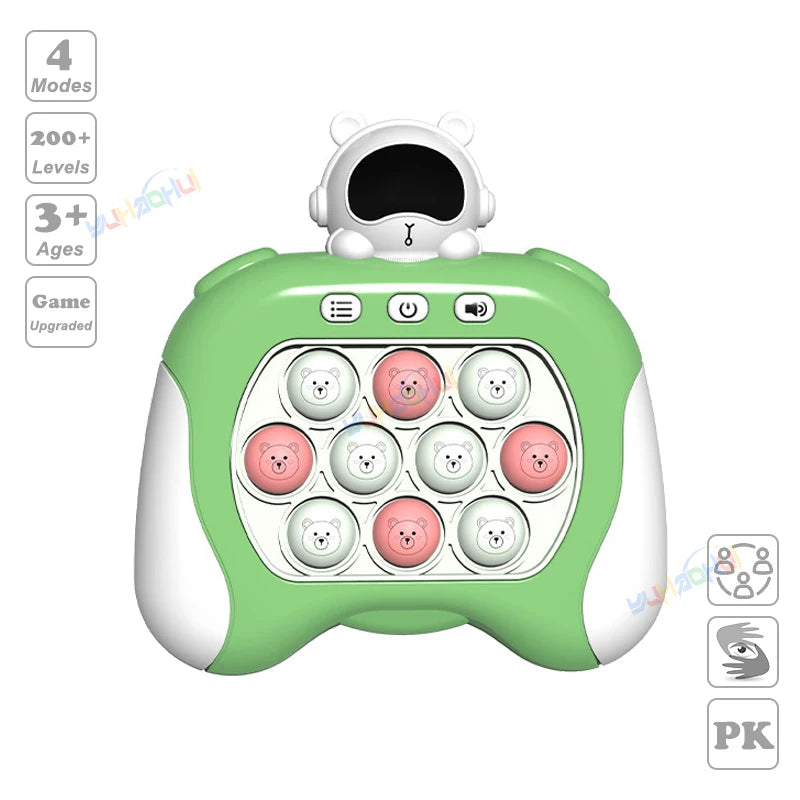 999-Level Pop Push Game Console for Kids & Adults - Toki Toy Box