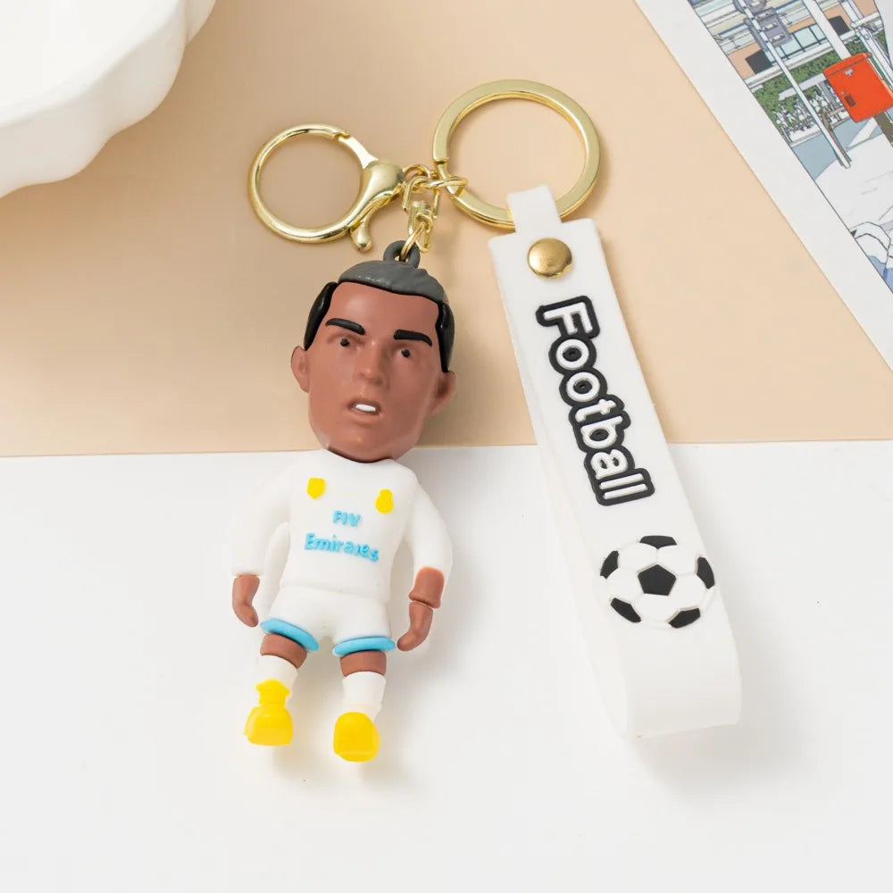 Football Player Keychain Set – 6 Collectible Figures