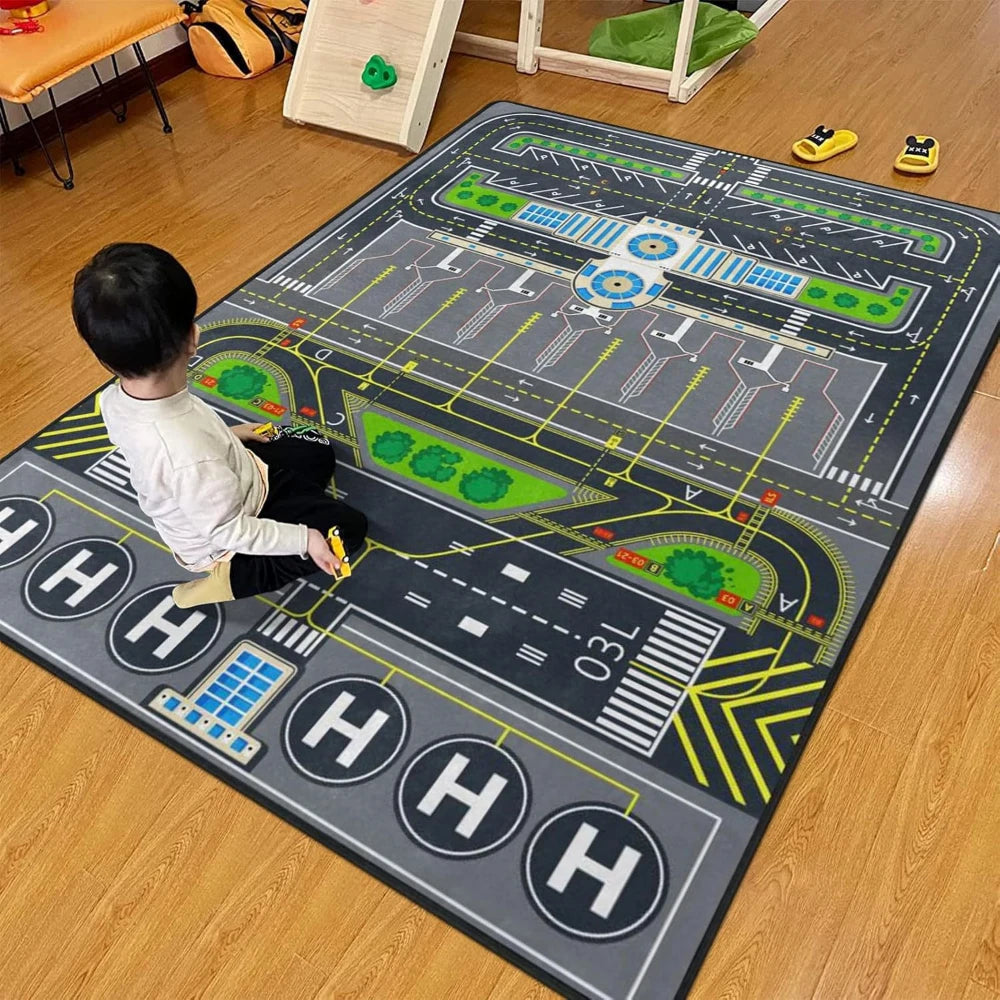 Racing Track Play Mat for Creative Car Adventures