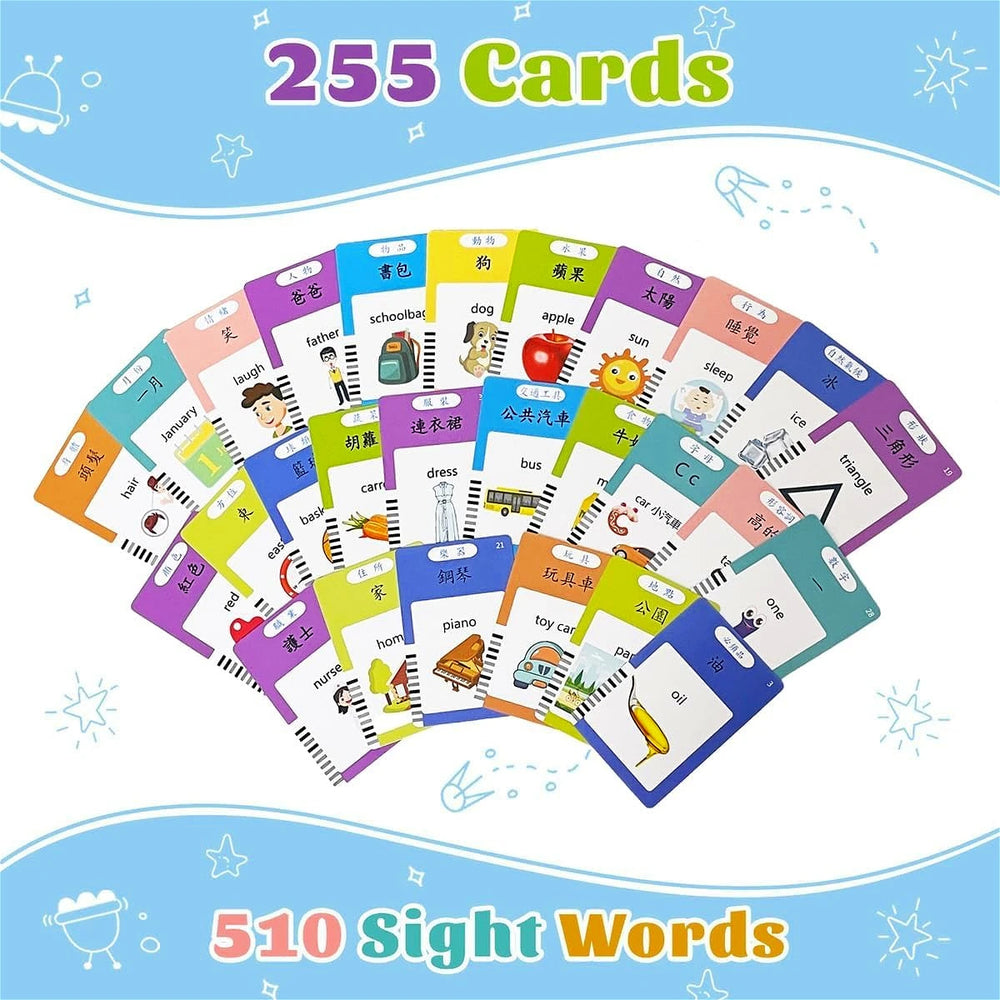 Talking Flash Cards – Trilingual 510-Word Learning Toy