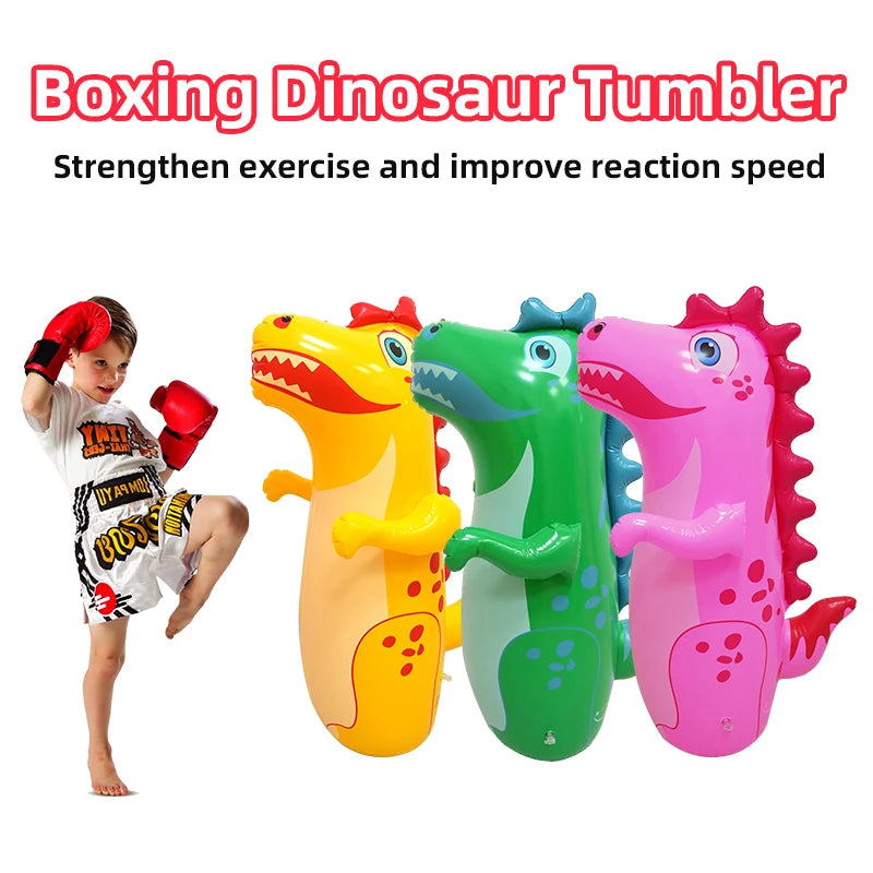Inflatable Dinosaur Punching Bag – 90cm Bounce-Back