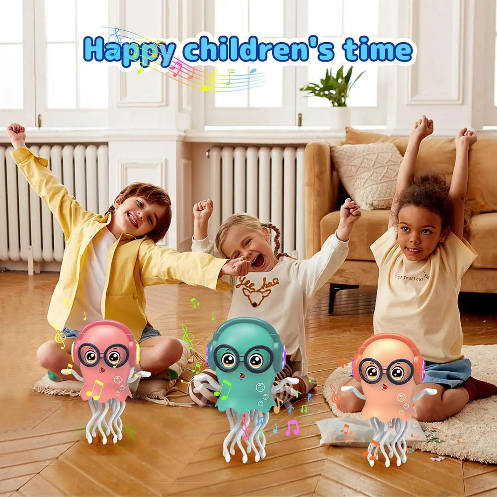 Dancing Octopus LED Toy – Music & Obstacle Avoidance