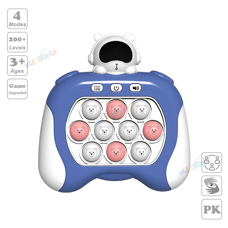 999-Level Pop Push Game Console for Kids & Adults - Toki Toy Box