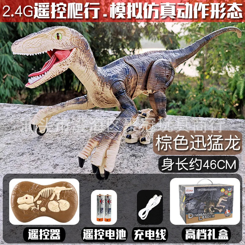 RC Walking Velociraptor – Dinosaur with Sound Effects