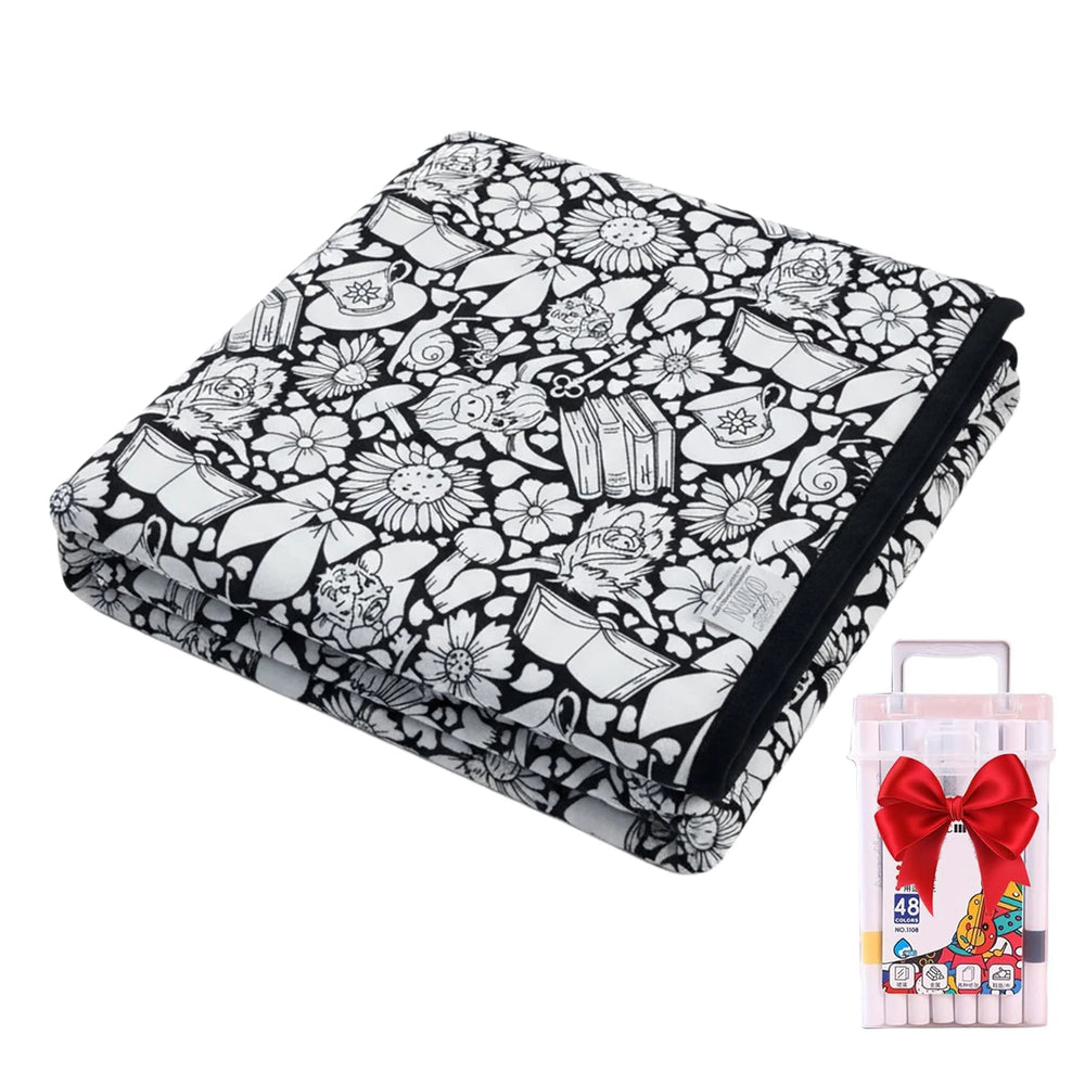 Color Your Own Blanket – Creative Fuzzy Art Kit – View 12 | Toki Toy Box