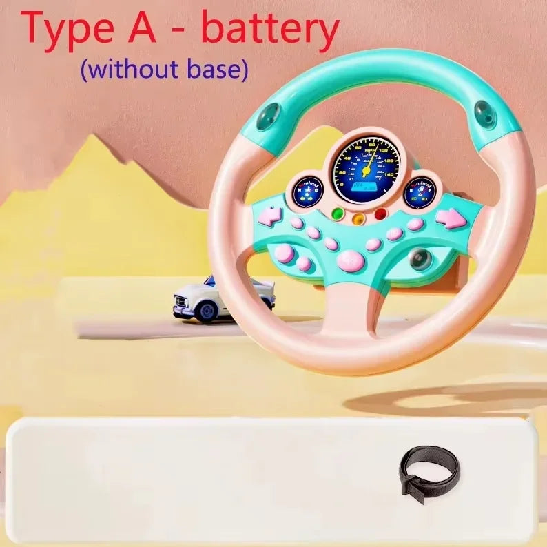 Toddler Steering Wheel Toy – Travel Fun for Kids - Toki Toy Box