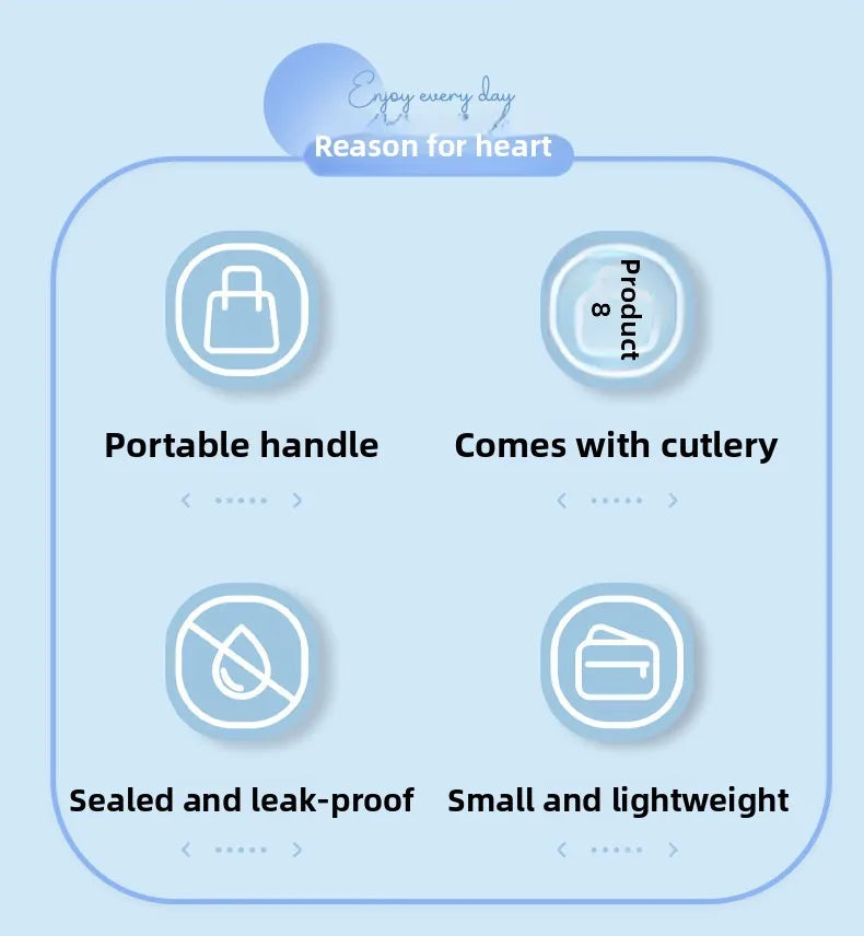 Insulated Stainless Steel Lunch Box Set – Portable Meal Kit