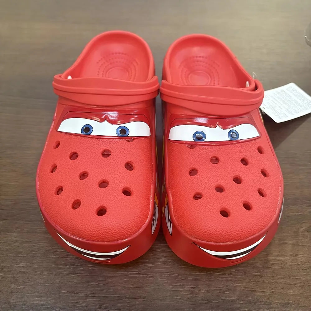 Light-Up Racing Car Clogs – Comfortable Kids Sandals - Toki Toy Box